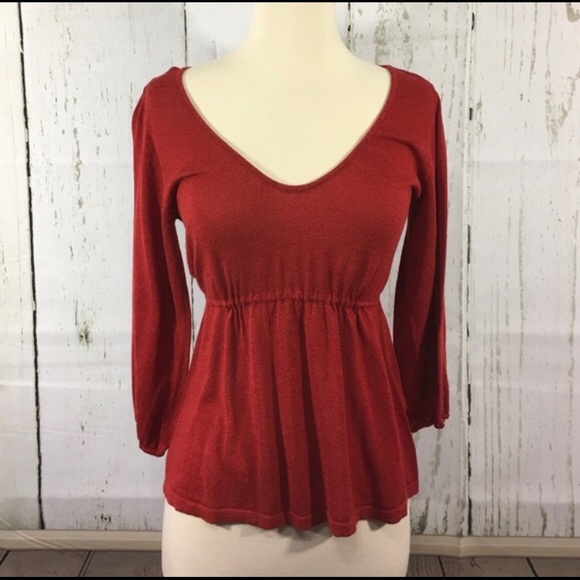 Anthropologie Tops - Sparrow by Anthropologie Rust Colored Top